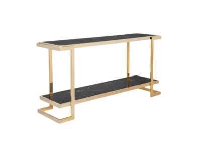 Woonkamer console tafel modern luxueus roestvrijstalen tafel console goud