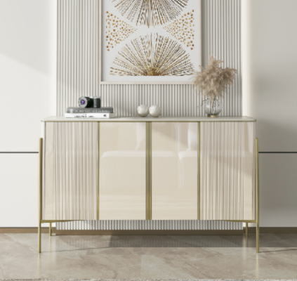 Sideboard Modern Hout Woonkamer Meubels Kast Ladenkast Luxe Beige
