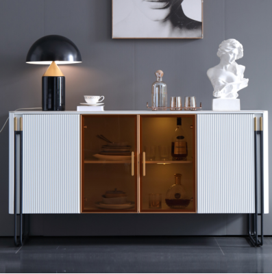 Sideboard Witte Houten Kast Moderne Stijl Woonkamer Commode Dressoir