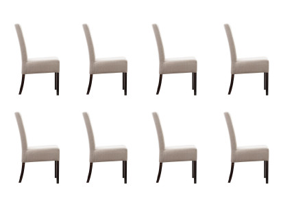 8x Stoel Set Beklede Zit Stoelen Set Wachtkamer Kantoor Praktijk Lounge Club