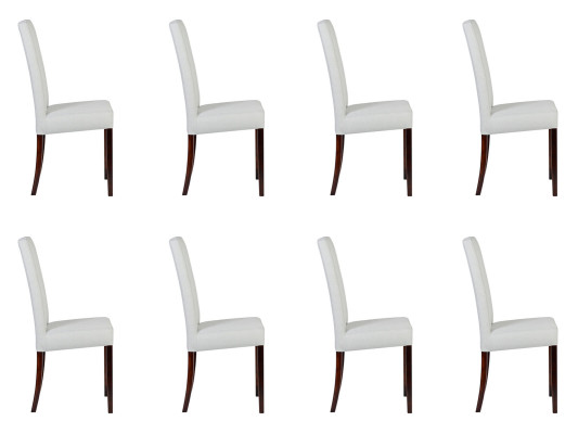 8x stoelen stoel bekleding design lounge club zitbank stoel nieuw