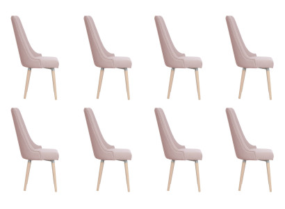8x Stoelen Stoel Bekleding Modern Set Ontwerp Leun Garnituur Fauteuil Compleet Nieuw