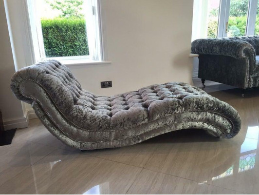 Chesterfield ligstoelen bank ligstoel club ontspanning decor ligbedden leer.