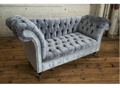 Ontwerp Chesterfield Stoffenbank Chaise Longue Bekleding Nieuw Chaise Longues Sofa's