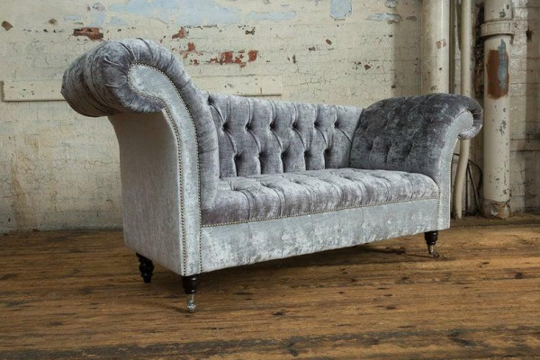 Ontwerp Chesterfield Stoffenbank Chaise Longue Bekleding Nieuw Chaise Longues Sofa's