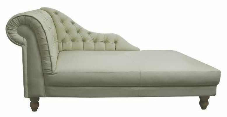 NAPOLEON Chesterfield Chaiselounge Ligstoel Bank Bank Leren bank Stof