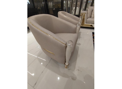 Fauteuil Bekleding Zitter Design Fauteuil Bank Relax Stof Modern Design Fauteuil Nieuw