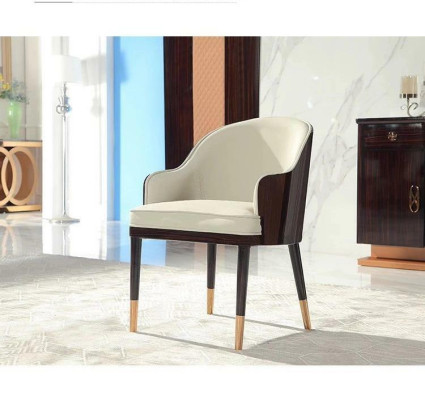 Stoel 1x Eetkamer Beklede Stoel TV Lounge Club Lederen Textiel Zit Fauteuil