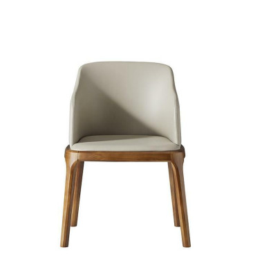 Stoel 1x Eetkamer Gestoffeerde Stoel Fauteuil Tv Lounge Club Textiel Zit Leder