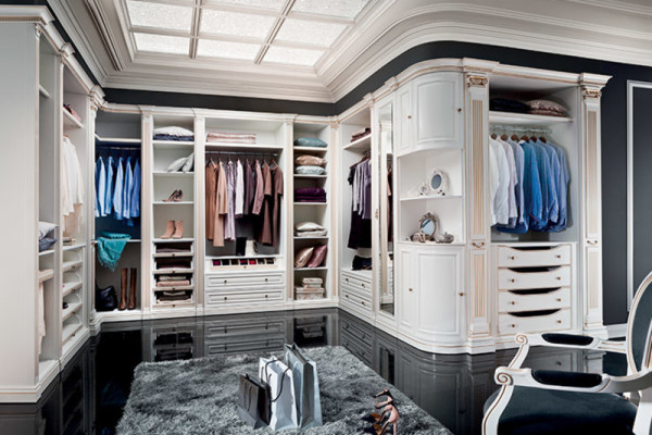 Element Model V2D-02 voor Inloopkast Garderobe Italiaanse meubels