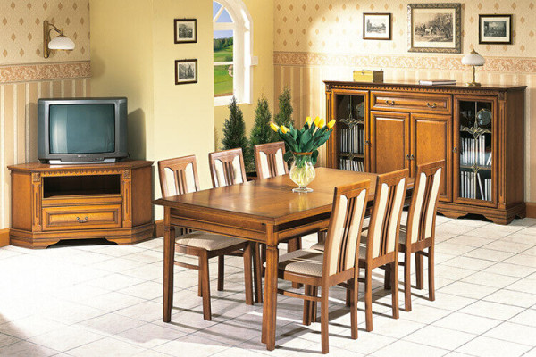 Klassieke kasten Kast Kastenwand Kledingkast Massief Koloniaal Stijl O6D