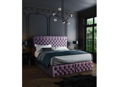 Slaapkamer Bed Bedden Bekleding Dubbel Huwelijk Hotel Luxe Leer Modern.