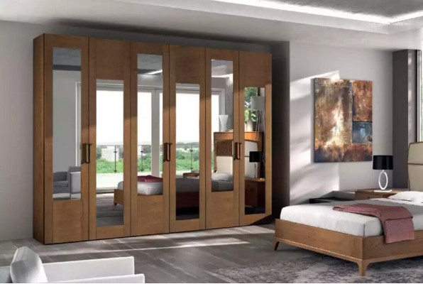 Slaapkamer kledingkast Materiaal hout Kast Stijl Modern nieuw