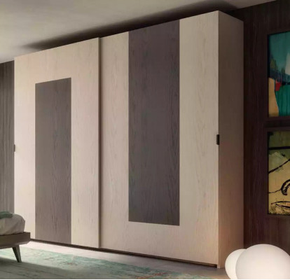 Slaapkamer Set Bed 2x Nachtkastjes Kledingkast Design Luxe nieuw 4-delig