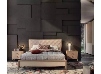 Slaapkamerset Bed 2x Nachtkastjes Design Luxe nieuw 3-delig Modern Hout