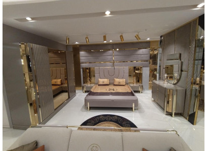 Slaapkamer set Luxe Compleet bed 2x Nachtkastje Kledingkast 4-delig