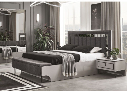 Slaapkamerset Modern Bed en 2x nachtkastjes Luxe Complete sets 3-delig