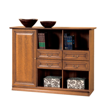 Klassieke boekenkast commode ladekast dressoir kast bijzettafel