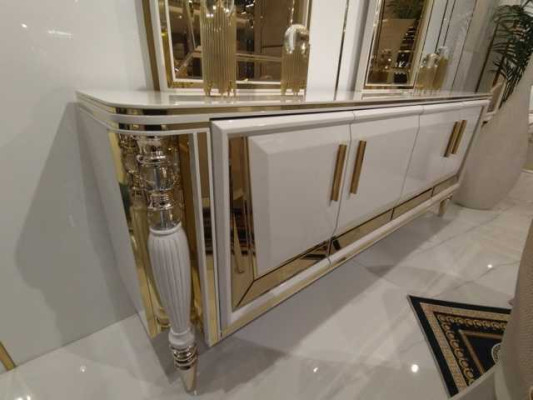 Moderne dressoir met spiegel onderkast Luxe meubels Nieuw