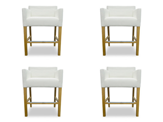 4x Barkruk Barkruk Teller Barkruk Barkruk Set Stoelen Bekleding Zitcombinatie