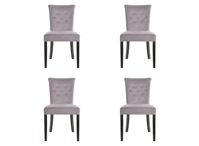 4x Ontwerp gestoffeerde stoelen Stoel Boeket Fauteuil Lounge Club Set Modern