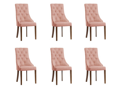 6x Chesterfield fauteuil lounge club gestoffeerde stoel stoelen zitgroep leunstoel
