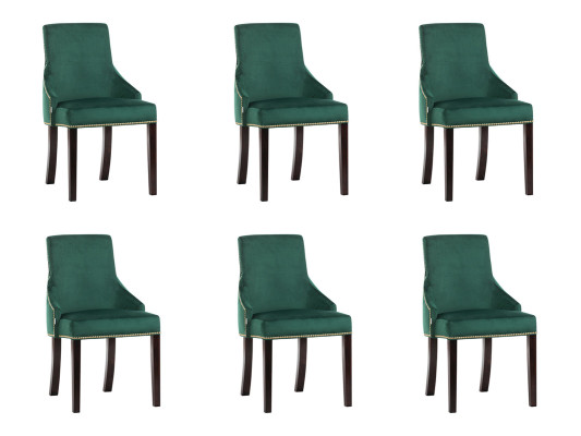 6x Design gestoffeerde zitstoelen Modern Zeer Gepast Fauteuil Lounge Club Set