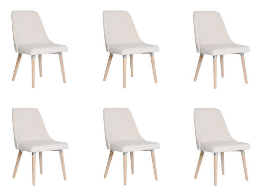 6x Ontwerp Beklede Zitstoelen Stoel Zien Garnituur Fauteuil Lounge Club Set