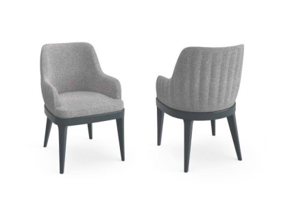 Moderne stoelen stof hout designstoel armstoel luxe bekledingsstof.
