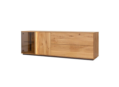 Bruine tv-kast woonkamer tv-standaard designer LED-dressoir laag tv-meubel