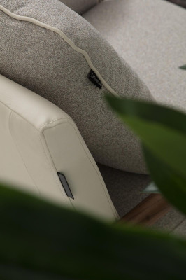 Bankstel 3-zits Fauteuil Driepersoons Modern Stof Grijs Set Ontwerp