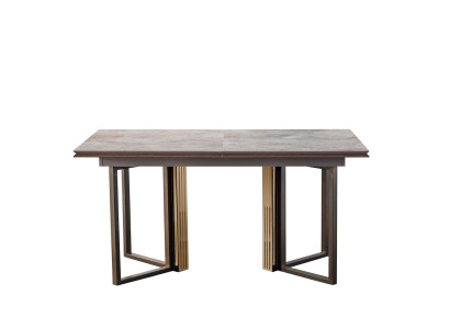 Eettafel Eettafel Tafel Eethoek Eetkamer Hout Houten tafel Grijs