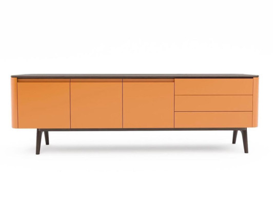Sideboard Ladekast Luxe Kasten Laden Woonkamer Houten Meubels Oranje