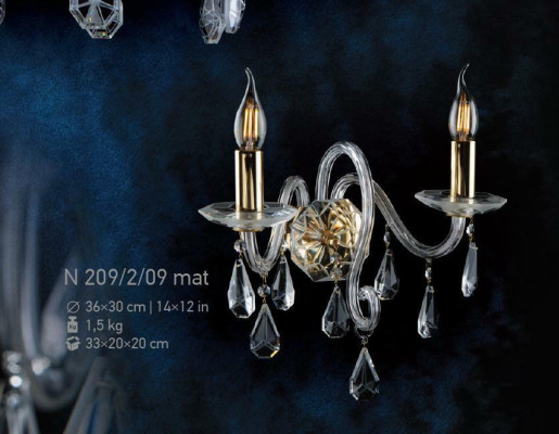 Wandlamp Bohemen Kroonluchter Antieke wandlamp Nieuw Lampen