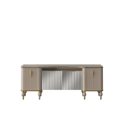 Moderne Beige dressoir Luxe dressoir Woonkamer houten kast Nieuw