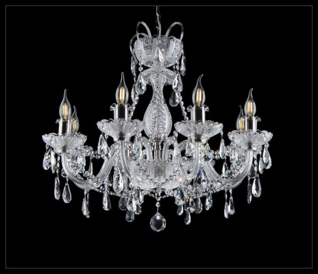 Kristallen kroonluchter plafondlamp hanglamp licht Bohemen gloeilamp