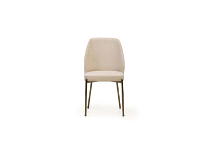 Exclusieve beige eetkamerstoelen Compleet x6 gestoffeerde keukenstoelen set