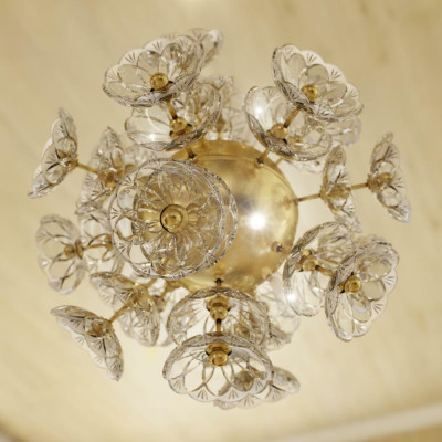 Kristallen kroonluchter plafondlamp hanglamp Elite Bohemen Bloem Nieuw