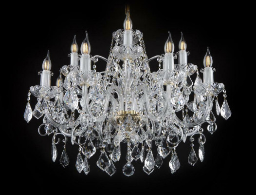 Klassieke plafondlamp met kristalverlichting Nieuwe Boheemse lamp kroonluchter