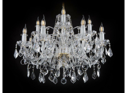 Klassieke plafondlamp met kristalverlichting Nieuwe Boheemse lamp kroonluchter