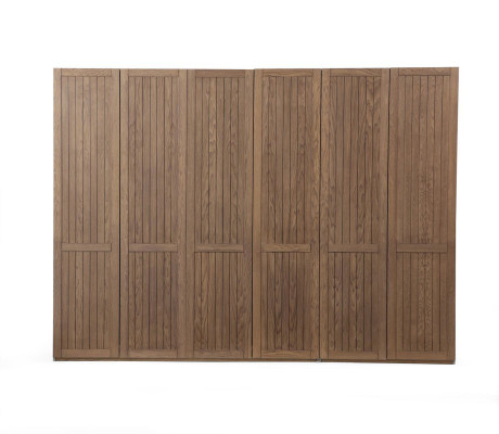 Kledingkast Kast Hout Modern Bruin Kleding Slaapkamer Kasten
