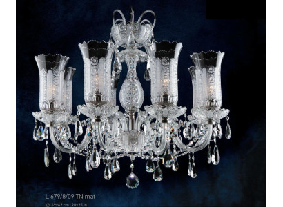 Boheems kristallen kroonluchterlamp plafondlampenkap