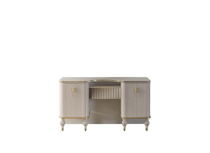 Beige make-uptafel Ontwerper kaptafel Slaapkamer Exclusieve meubels