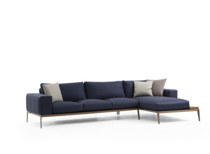 Hoekbank L-vorm Bank Woonkamer Grijs Modern Stof Bankstellen Zits Ontwerp