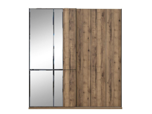 Ontwerp kledingkasten Kledingkast Kasten Bruin Hout Spiegel Nieuw