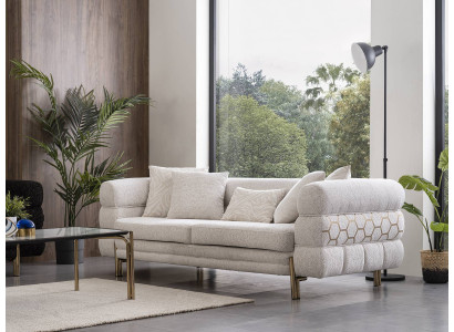 Witte driezits luxe 3-zits woonkamer-designerbankstellen