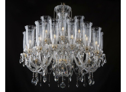 XXL Lamp 24x kroonluchter Palace Villa D'Este Lights Crystal lamp kroonluchter  XXL Lamp 24x kroonluchter Palace Villa D'Este Lampen Kristallen kroonluchter