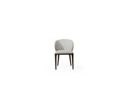 Exclusieve grijze stoel eetkamer moderne stoelen designer gestoffeerde stoel