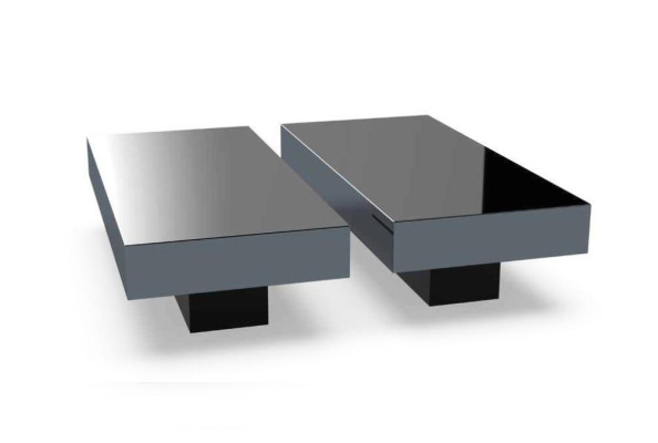 Salontafels Tafel Luxe Glazen Tafels Consoletafels Designmeubilair Set 2x nieuw