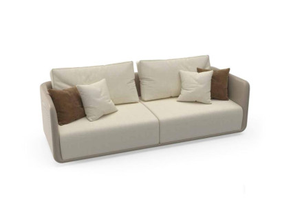 Bankstel 3-zits meubelstof driepersoonsbank luxe woonkamer 235cm textiel